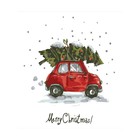 Комплект салфеток для сервировки стола «Елка спешит праздновать», прямоугольные, размер 32х46 см, 4 шт - Фото 3