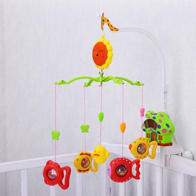 УЦЕНКА Мобиль музыкальный на кроватку «Пряничный Домик. Рыбки», заводной