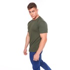 Футболка мужская однотонная, цвет хаки МИКС, размер 52 - фото 21249844