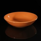 Тарелка суповая 18 см, цвет оранжевая - Фото 1