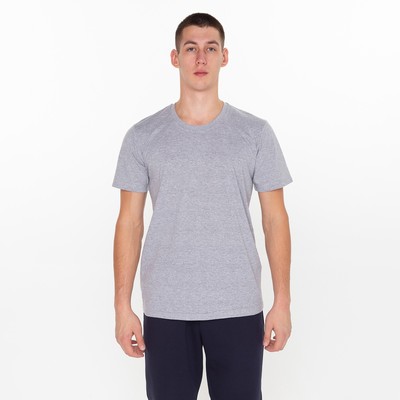 Футболка мужская однотонная, цвет серый МИКС, размер 56