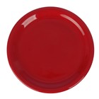 Тарелка десертная 19 см, цвет красный - Фото 2