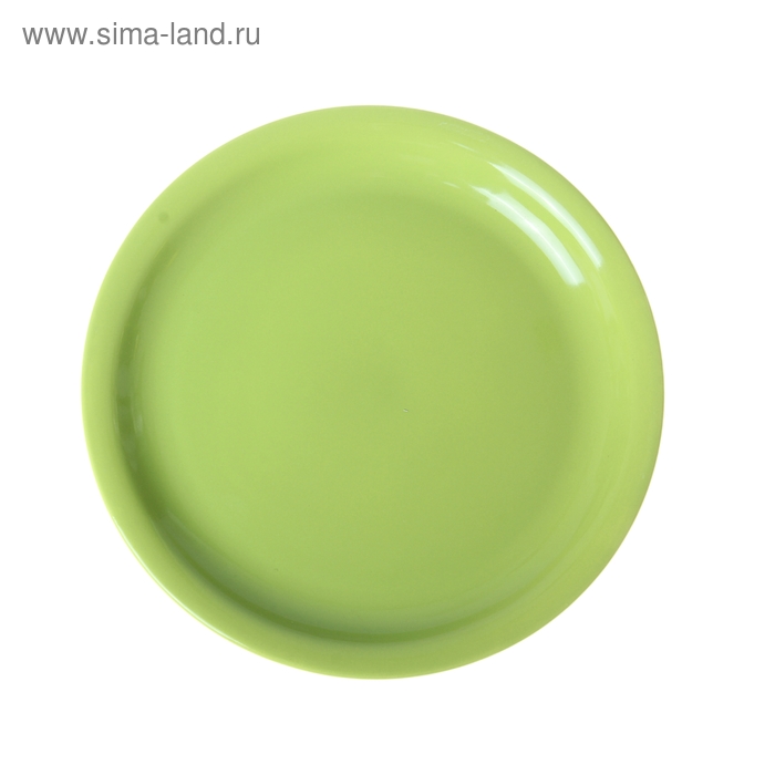 Тарелка подстановочная 23 см, цвет зеленый - Фото 1