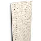 Настенная перфорированная панель односторонняя 60x0,6x180 см, шаг 2,5см, цвет бежевый - Фото 4
