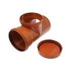 Ревизия канализационная FLEXTRON, наружная, d=160 мм 6911547 - фото 16364098