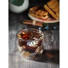 Кружка с двойными стенками Magistro «Дуо. Тропики», 160 мл, 12.5×9×7.5 см, стекло, прозрачная - Фото 8