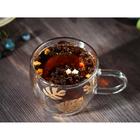 Кружка с двойными стенками Magistro «Дуо. Тропики», 160 мл, 12.5×9×7.5 см, стекло, прозрачная - Фото 9