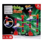 Конструктор «Трубчатые лабиринты», кристаллические детали, 58 элементов - Фото 2