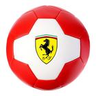 Мяч футбольный FERRARI р.5, PVC, цвет белый/красный - Фото 1