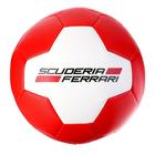 Мяч футбольный FERRARI р.5, PVC, цвет белый/красный - Фото 2