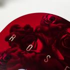 Веер-опахало "Красные розы - Rose" 21х13 см - Фото 3
