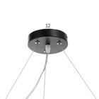 Люстра 1176/25 G4 20Вт черный 60х60х12 см BayerLux - фото 22972559