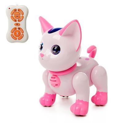 УЦЕНКА (помята упаковка) Робот радиоуправляемый «Кот», световые и звуковые эффекты, цвета МИКС