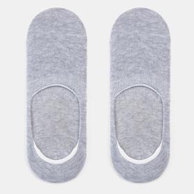 Носки женские, цвет св.серый меланж, размер 23-25