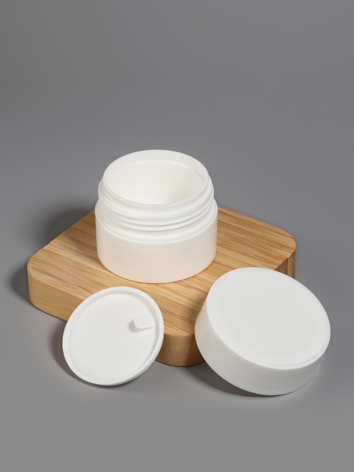 Баночка для хранения, 30 мл, d=5.3 см, белая - Фото 1