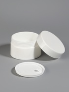 Баночка для хранения, 60 мл, d = 6,5 см, цвет белый - Фото 3