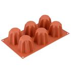 Форма для приготовления пирожных Mini pandoro, силиконовая - Фото 3