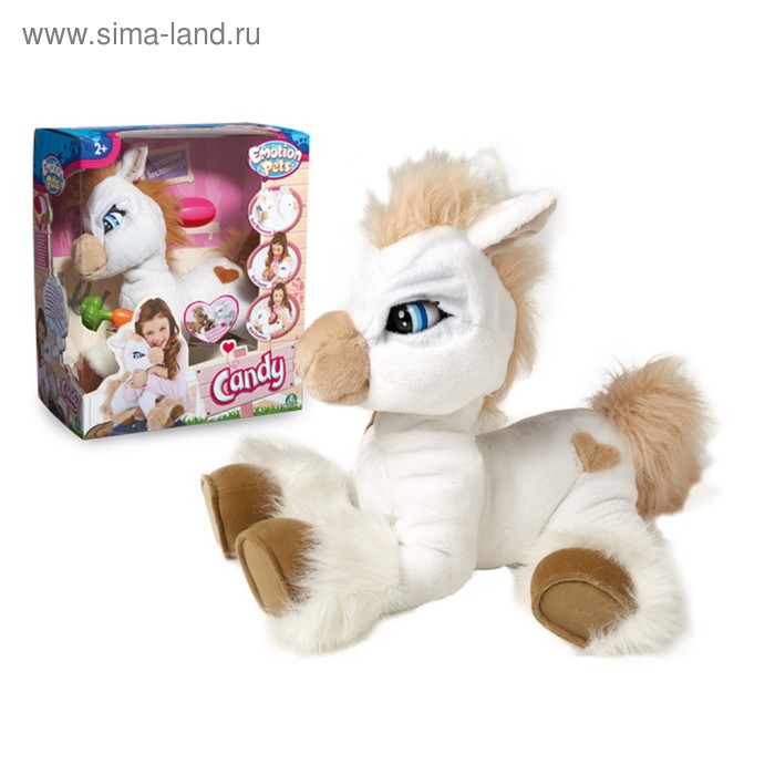 Мягкая интерактивная игрушка "Пони Candy", на батарейках - Фото 1
