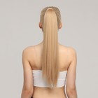 Хвост накладной, прямой волос, на резинке, 60 см, 100 гр, цвет блонд (#SHT24) - фото 9355689