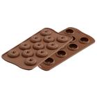 Форма для приготовления конфет Choco crown 11×24 см, силиконовая - фото 295152974