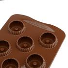 Форма для приготовления конфет Choco crown 11×24 см, силиконовая - Фото 2