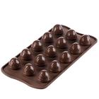 Форма для приготовления конфет Choco drop, силиконовая - Фото 3