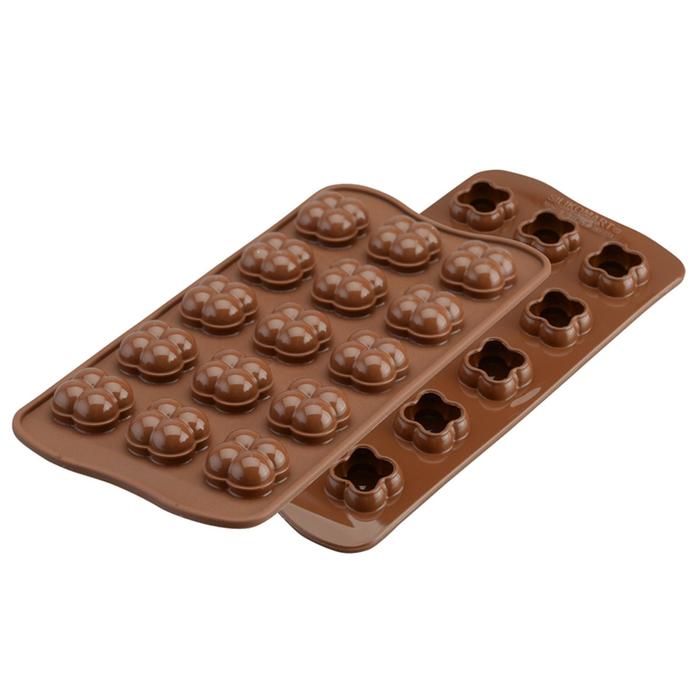 Форма для приготовления конфет Choco game 11×24 см, силиконовая