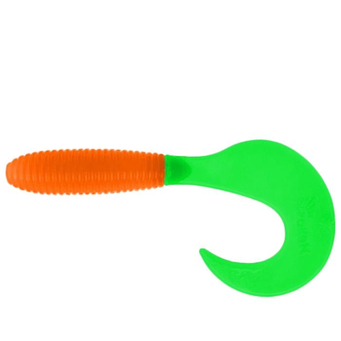 

Твистер Helios Credo Orange & Green, 8.5 см, 7 шт. (HS-11-025)