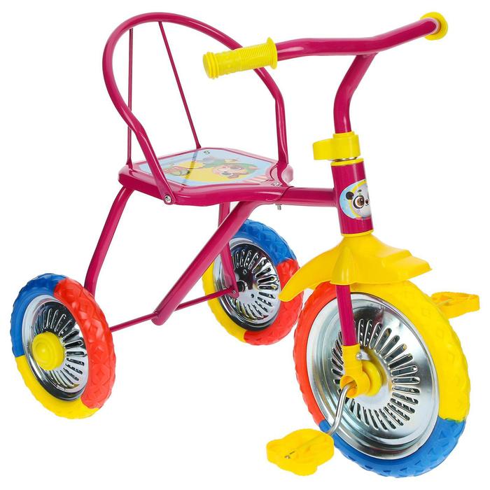 Велосипед трёхколёсный Micio TR-313, колёса 10"/8", цвет розовый - Фото 1