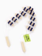 Массажёр-лента для спины, 10 звеньев, деревянный, с шипами, 86×7.5×3 см - Фото 1