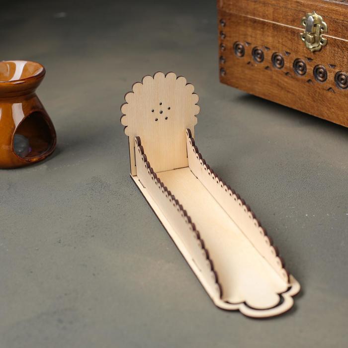 Подставка для благовоний «Ромашка», основа для творчества, 21×8×7.5 см - Фото 1