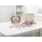 Лото русское, деревянное, настольная игра, с бочонками - фото 25303953