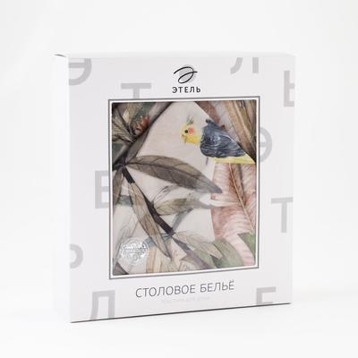 Набор столовый Этель «Райский сад», скатерть 180×150 +/- 3 см, салфетки 8 шт.