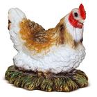 Садовая фигура "Курица в гнезде" 23х19х19см - фото 295153403