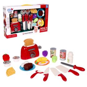 Игровой набор «Тостер», с продуктами, посудой