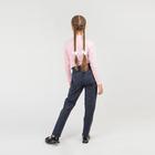 Школьные брюки для девочки, цвет серый, рост 164 см - Фото 5