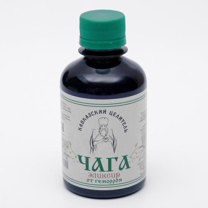 Эликсир Кавказский целитель с Чагой, от геморроя, 200 мл - Фото 1