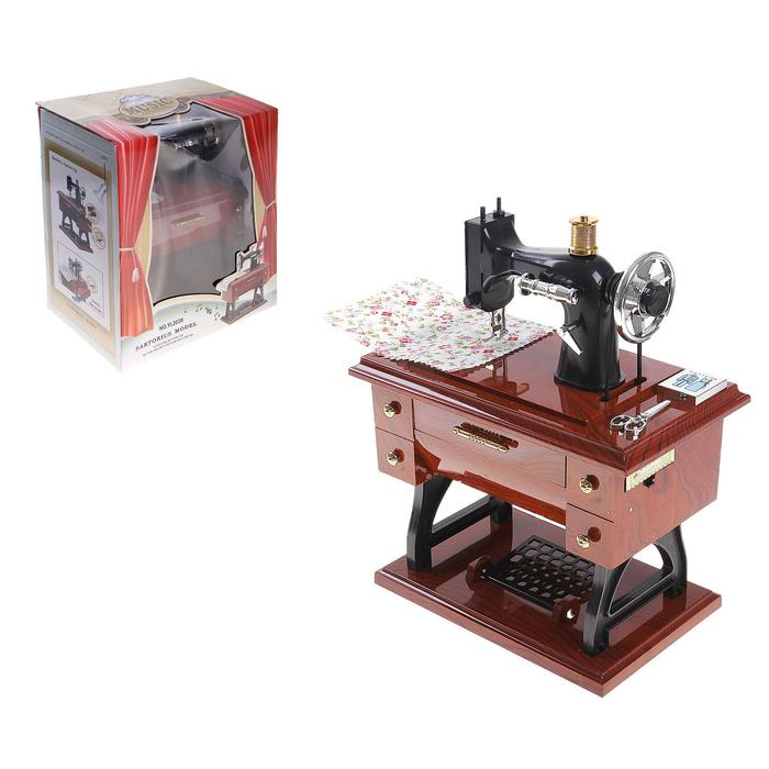 Машинка швейная шкатулка «Классика», световые, звуковые эффекты, работает от батареек, уценка - Фото 1
