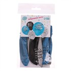 Воздушные шары латексные 12" «С днём рождения, сын», 5 шт., ХРОМ - Фото 2