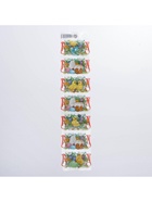 Термонаклейки на 7 яиц «Цыплята в цветах» на пасху, 7,3 х 34,2 см 5257283