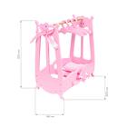Вешалка для кукольной одежды (шкаф цвет розовый) коллекции Diamond Princess - Фото 3