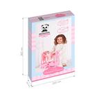 Вешалка для кукольной одежды (шкаф цвет розовый) коллекции Diamond Princess - Фото 8