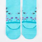 Колготки детские, цвет светло-бирюзовый, рост 80-86 см - фото 49583700