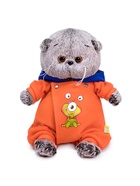 Мягкая игрушка «Кот Басик Baby в комбинезоне с монстриком», 20 см - Фото 3