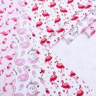Набор глянцевой бумаги с печатью "Фламинго", 0,7 х 1 м, 3 листа - Фото 3