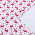 Набор глянцевой бумаги с печатью "Фламинго", 0,7 х 1 м, 3 листа - Фото 4