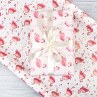 Набор глянцевой бумаги с печатью "Фламинго", 0,7 х 1 м, 3 листа - Фото 1