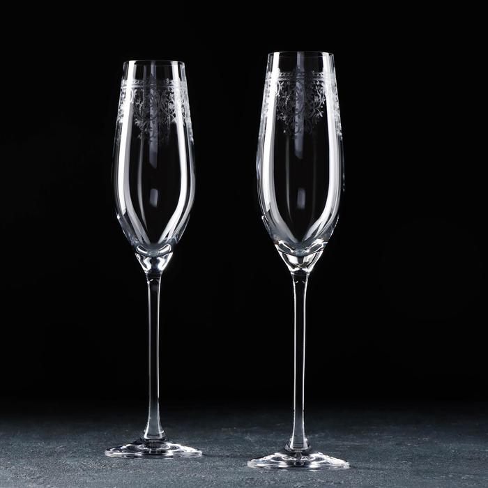 Набор бокалов для шампанского Celebration. Европейский декор, 210 мл, 2 шт - Фото 1