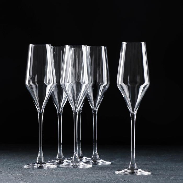 Набор бокалов для шампанского RONA Aram, 220 мл, 6 шт - Фото 1