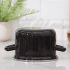 Кастрюля эмалированная, 1.5 л, d=15 см, индукция, чёрная - Фото 3